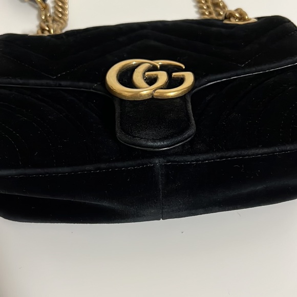 Gucci marmont velvet bag - Picture 2 of 8